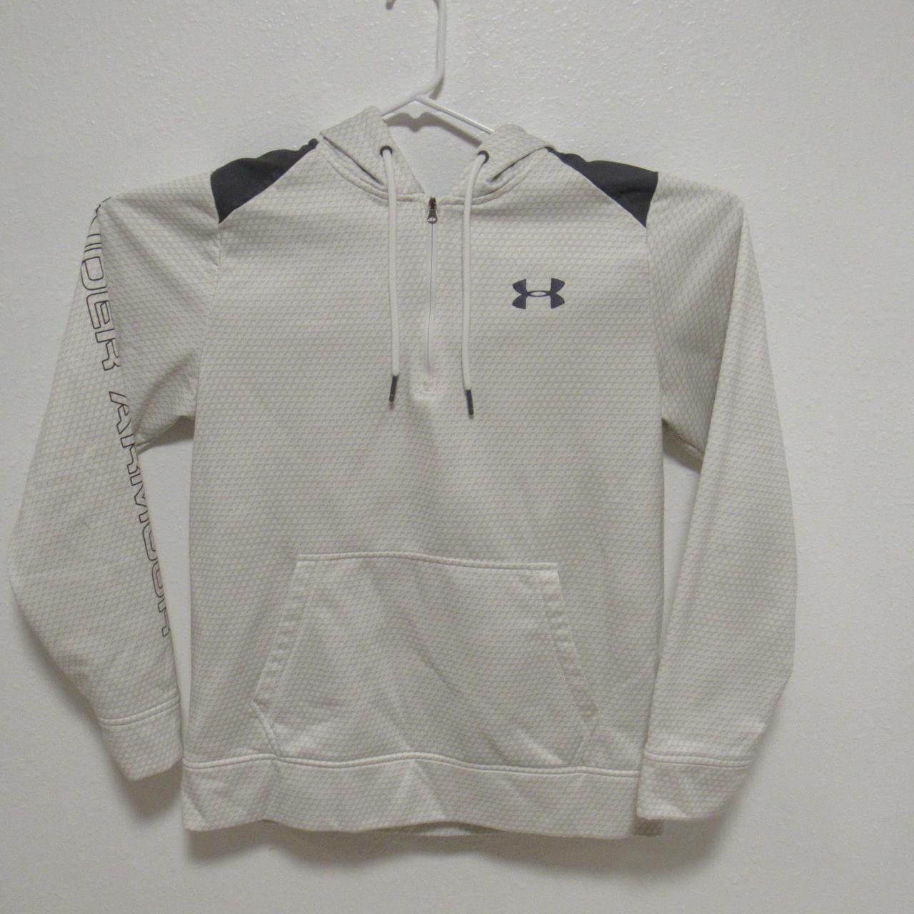 Under armour store coldgear hood white