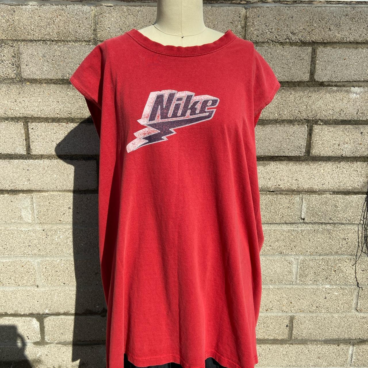 Nike Men's Red and Navy Vest
