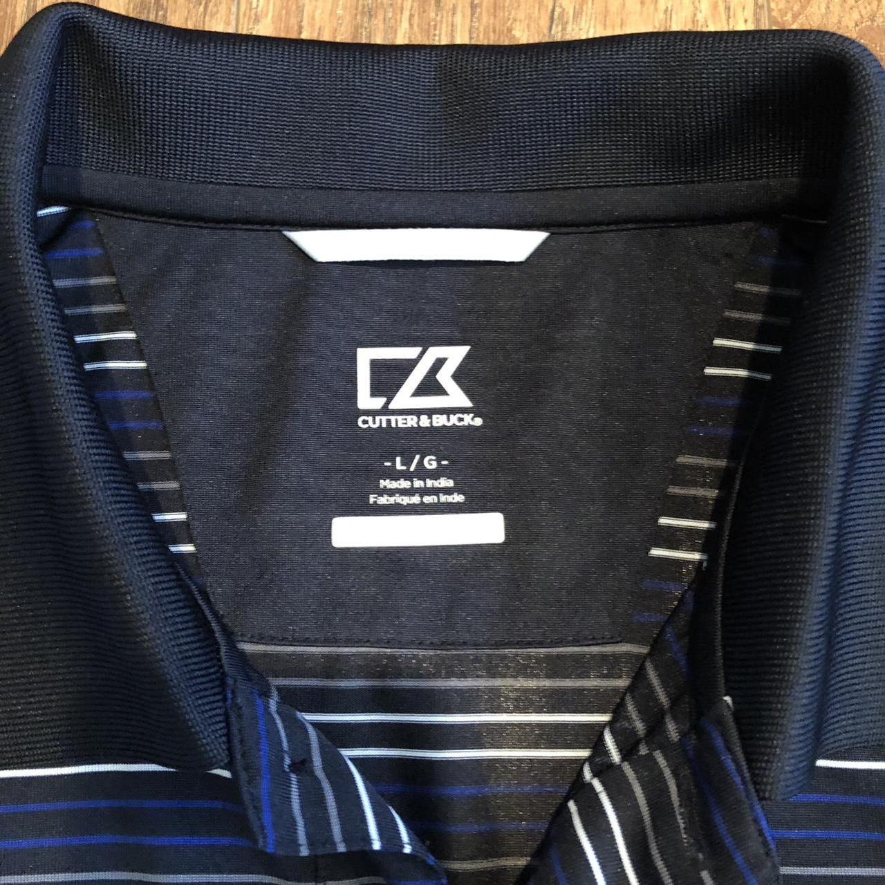 Cutter & Buck Men's Black and White Polo-shirts (3)