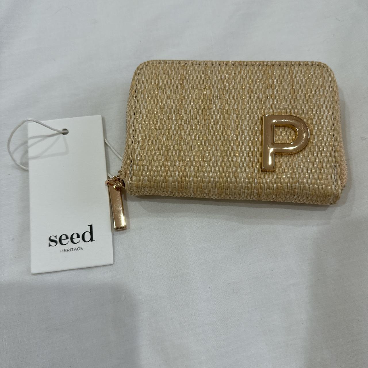 Seed heritage mini wallet with initial. letter ‘P’.... Depop