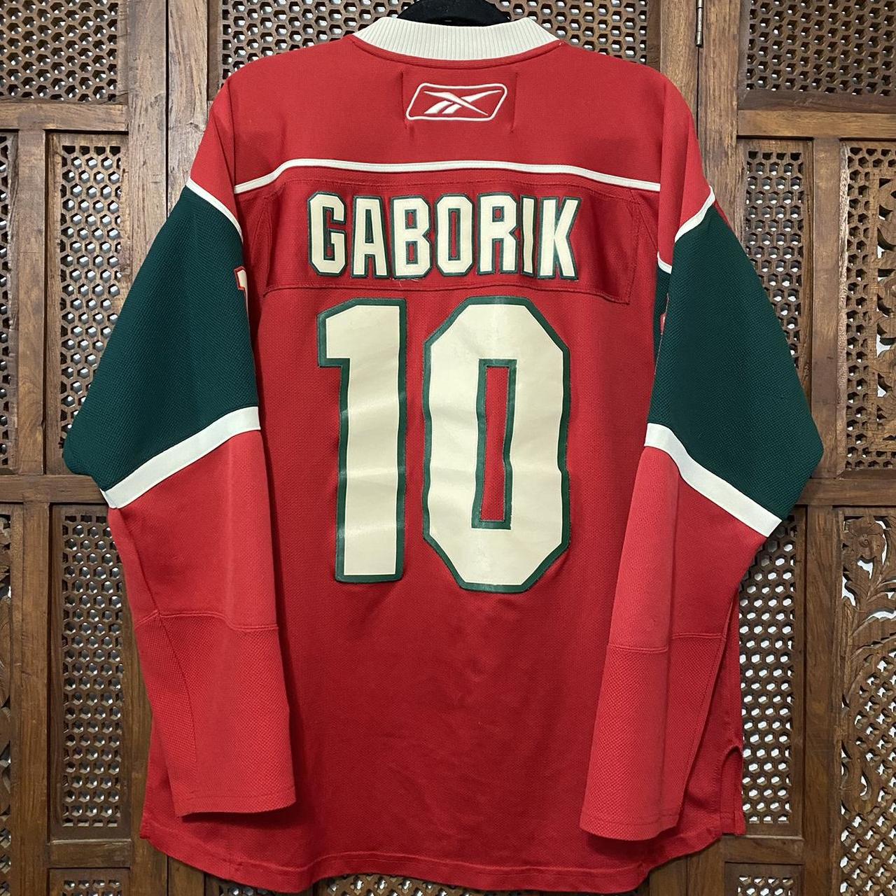 Vintage Y2K Reebok Minnesota Wild NHL Marian Gaborik - Depop