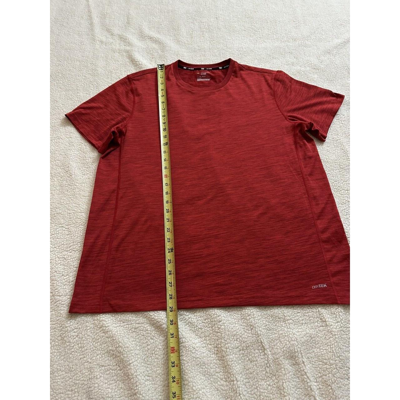 Tek Gear Shirt Mens XL Red Short Sleeve Dry Tek - Depop