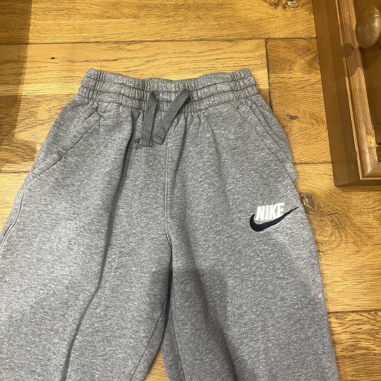 Y2k grey nike joggers kids xl, but still fitted me... Depop