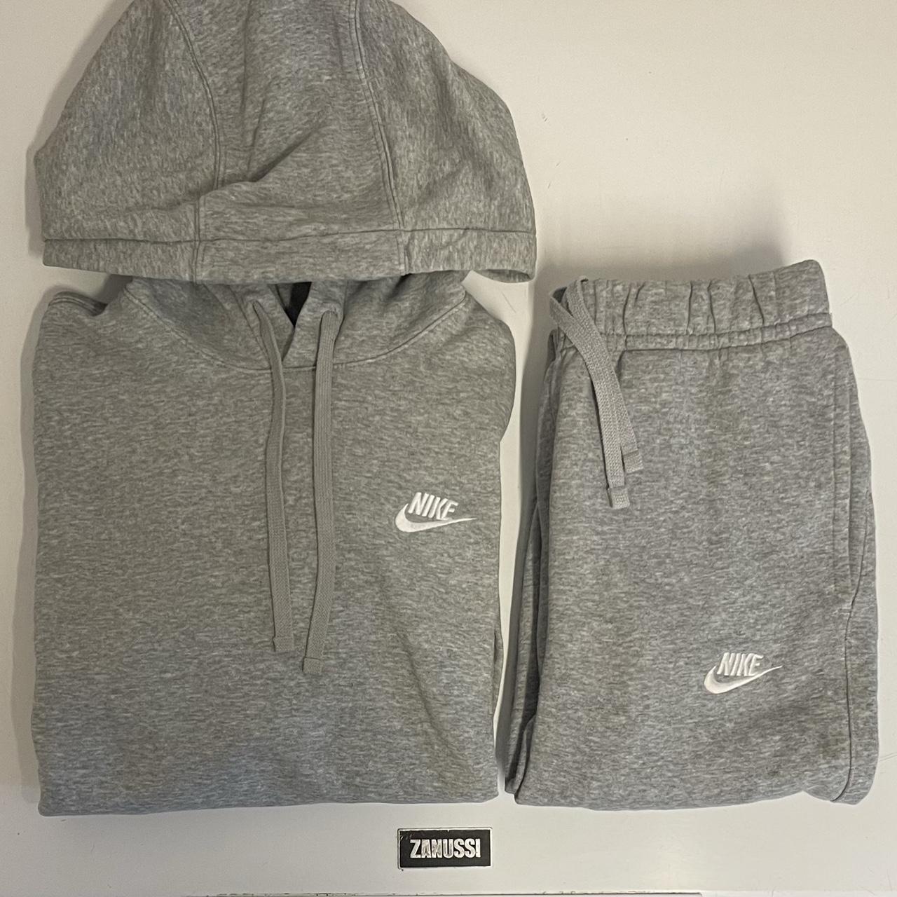 Grey nike sweatsuit online set