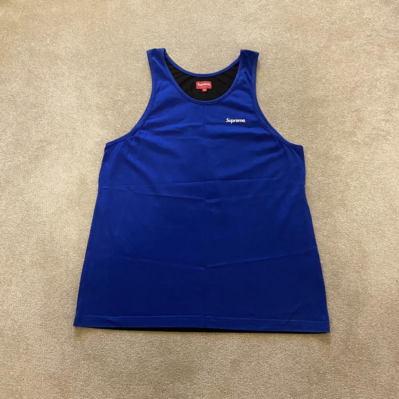 Supreme Mesh Script Tank Top (SS21) - $78