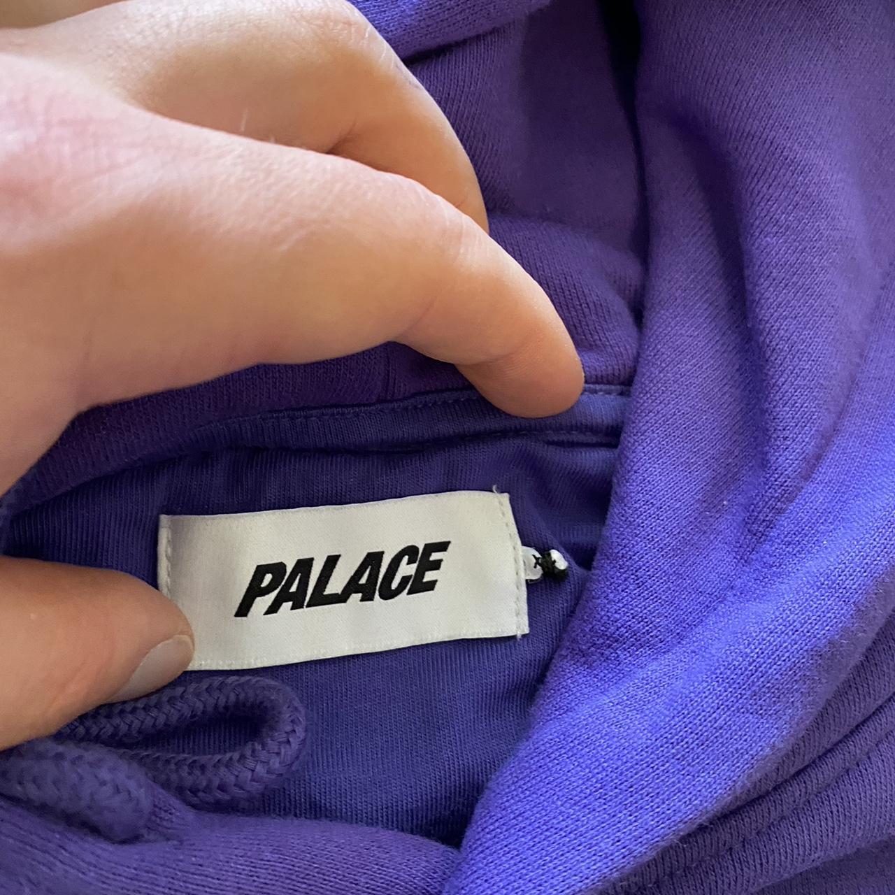 Palace Bit Grippy Tri Ferg Hood in Purple Size: XL | Depop