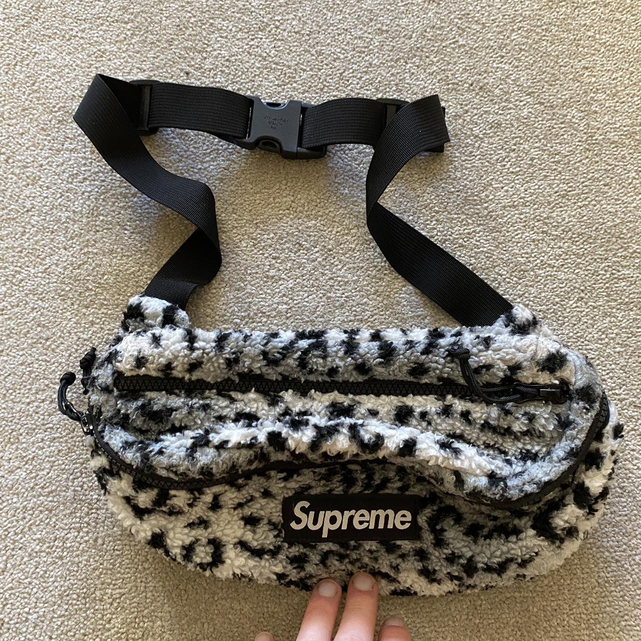 Supreme leopard waist bag online