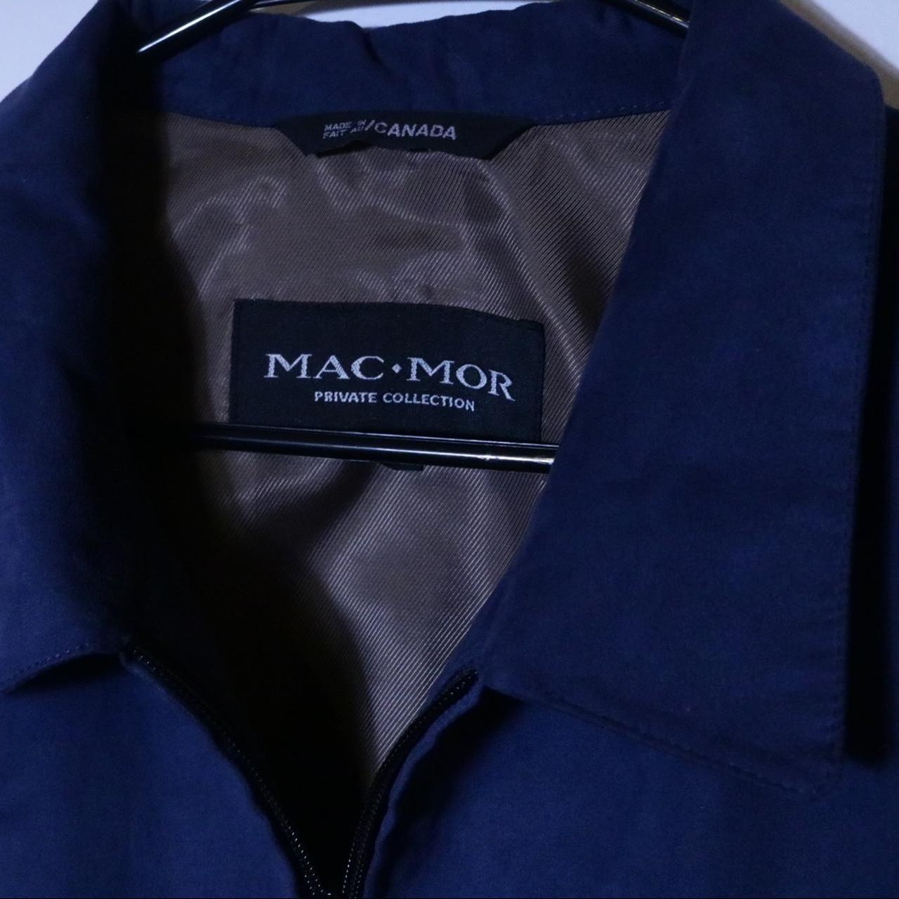 Navy Mac Mor Polo along Sleeve Zip Up Brand