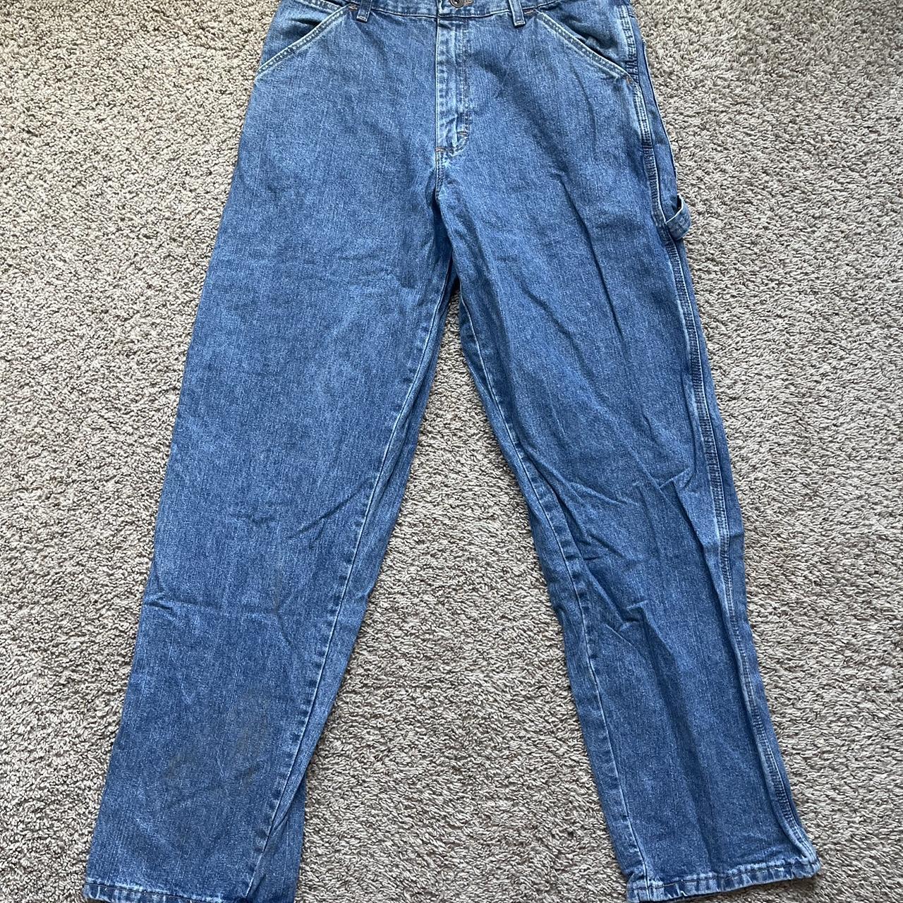 Wrangler Men's Blue Jeans | Depop