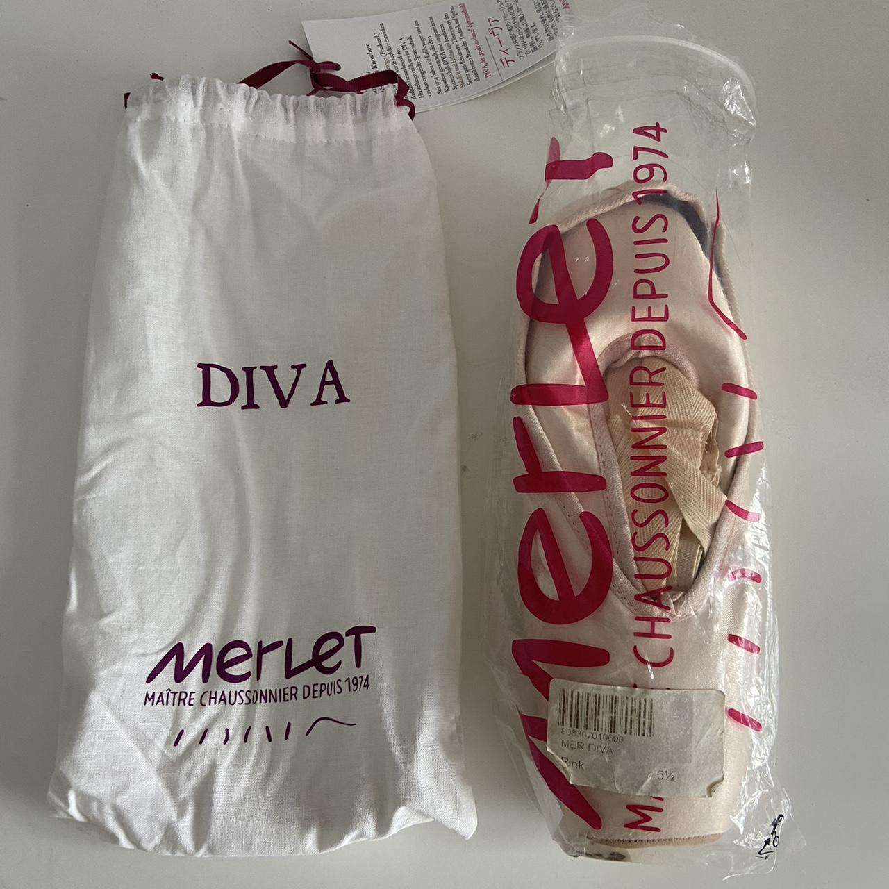 merlet diva pointe shoes. brand new in packaging.... - Depop