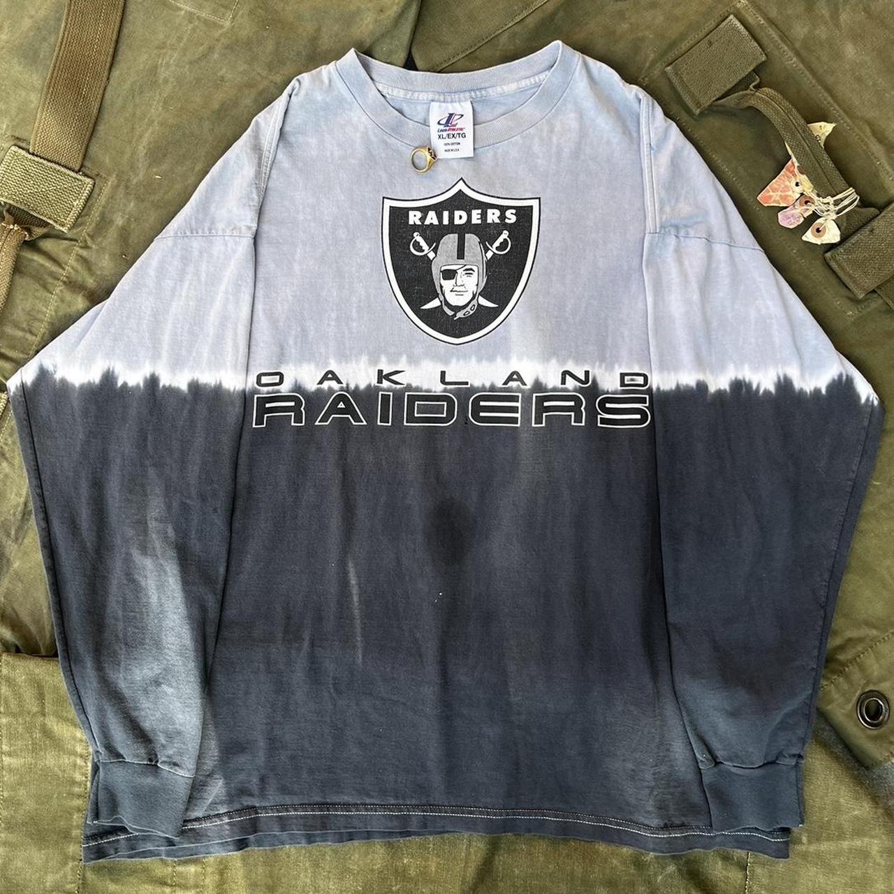 Vintage y2k Oakland Raiders Tie Dye All Over Print - Depop