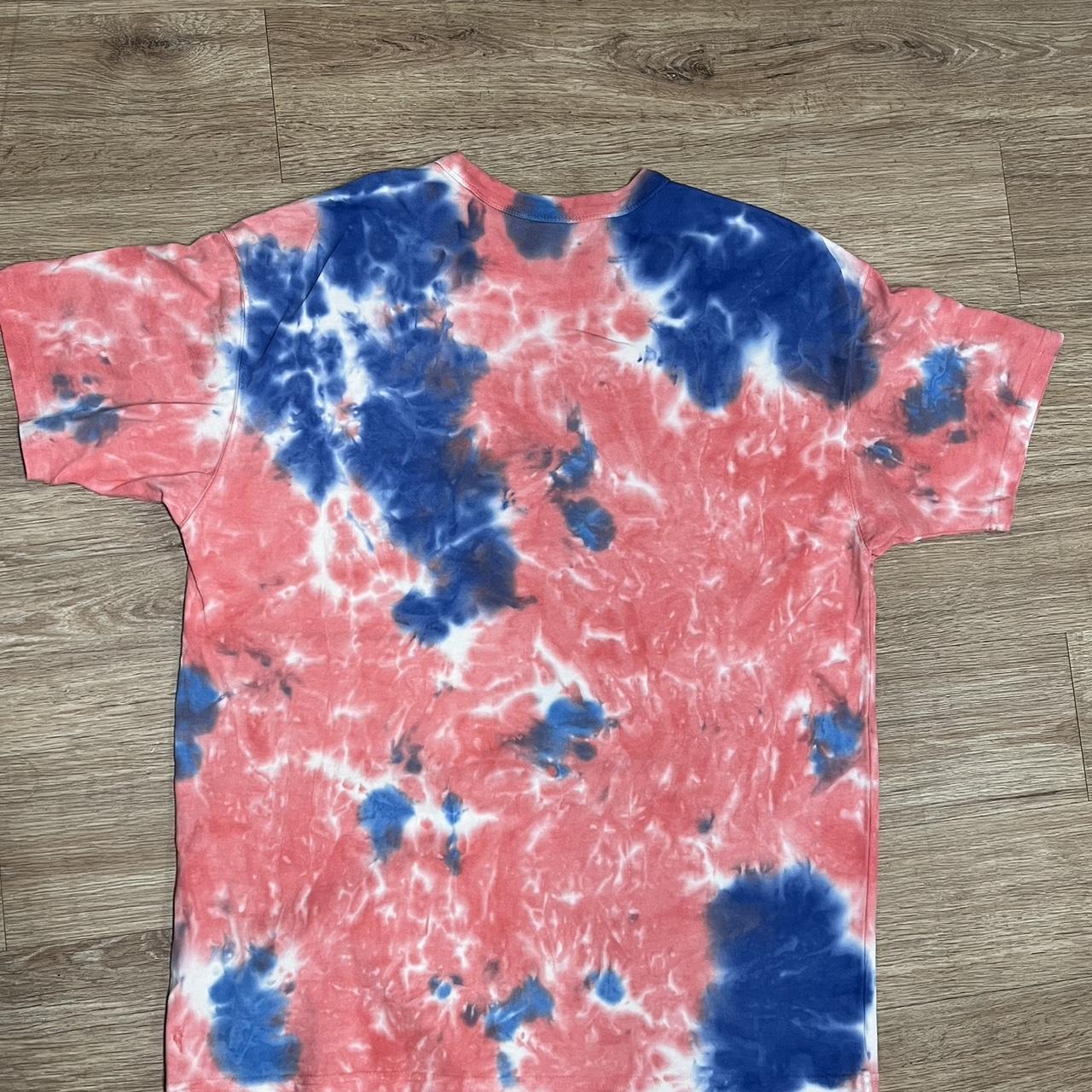 nike red tie dye shirt