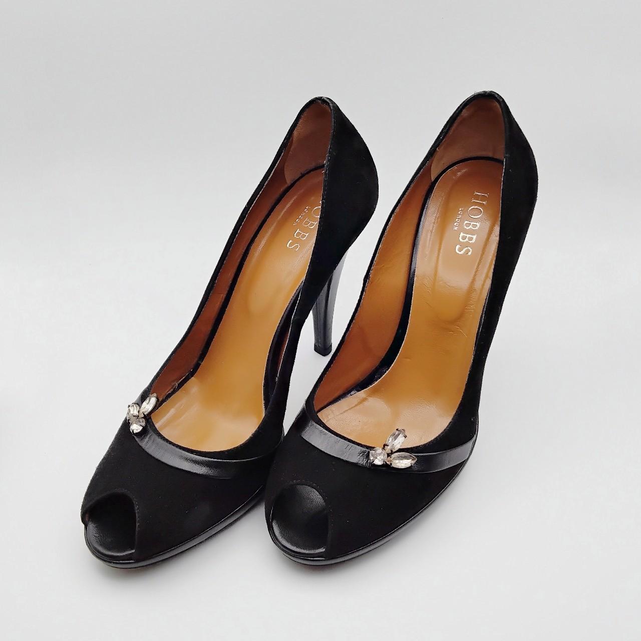 Hobbs black suede on sale shoes