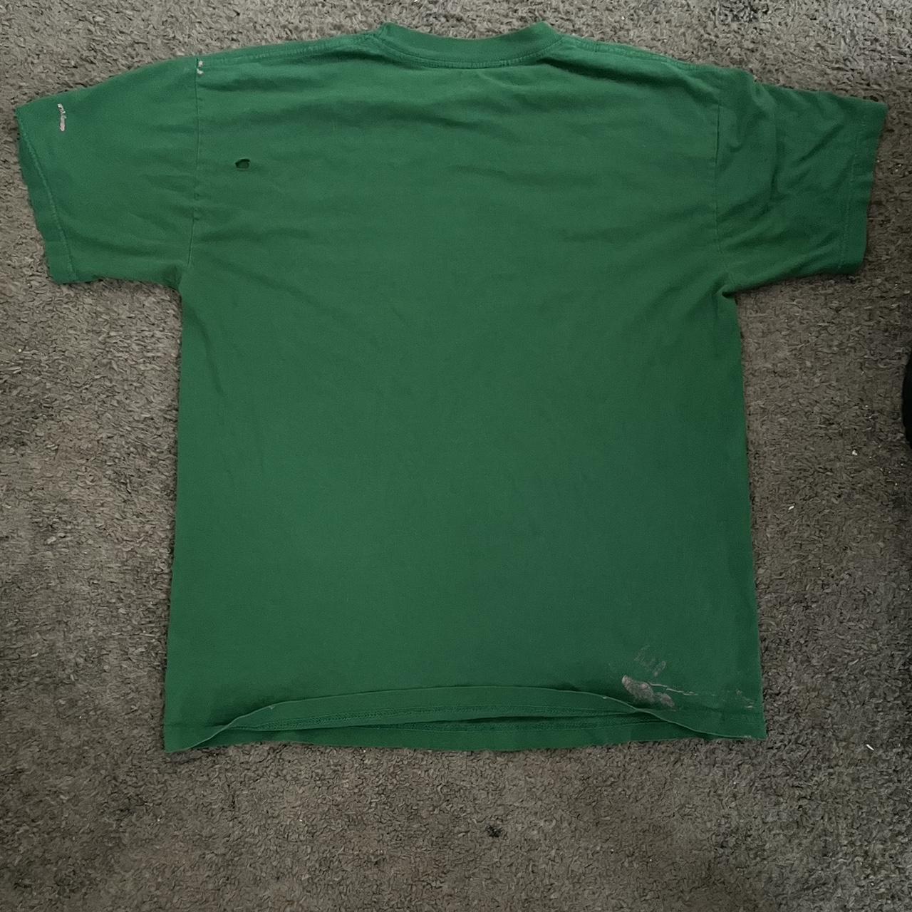 Brand is DC green shirt w a cool design of “DC” in... - Depop