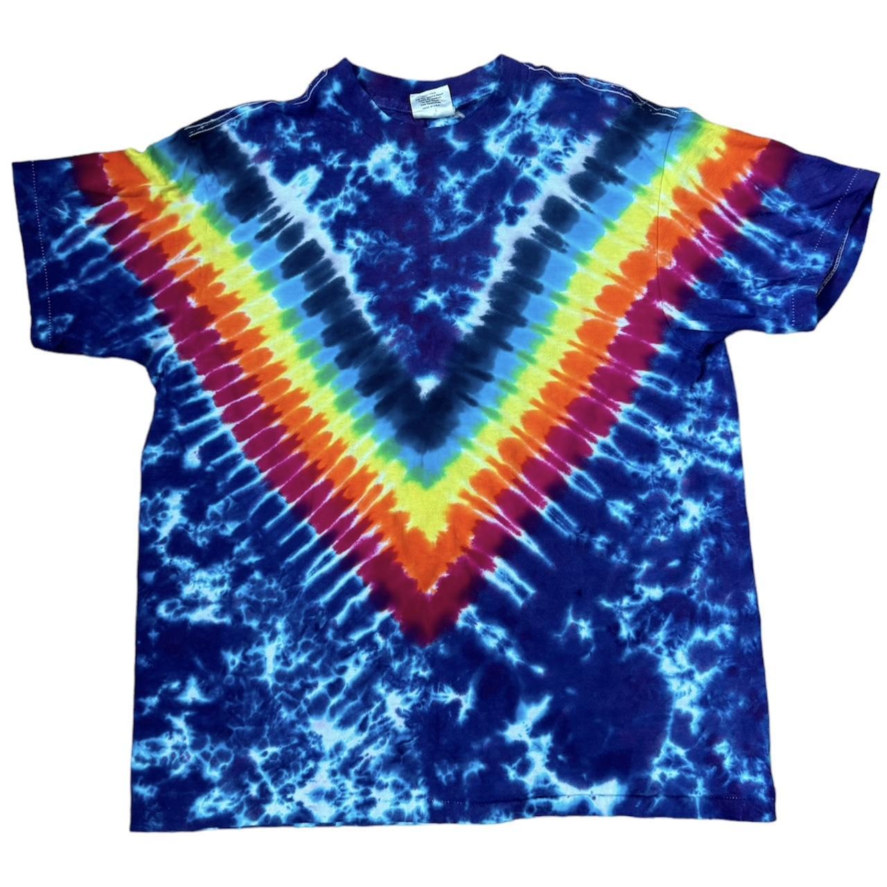 Eye-Dye Hand shops Crafted Mens T-Shirt Multic