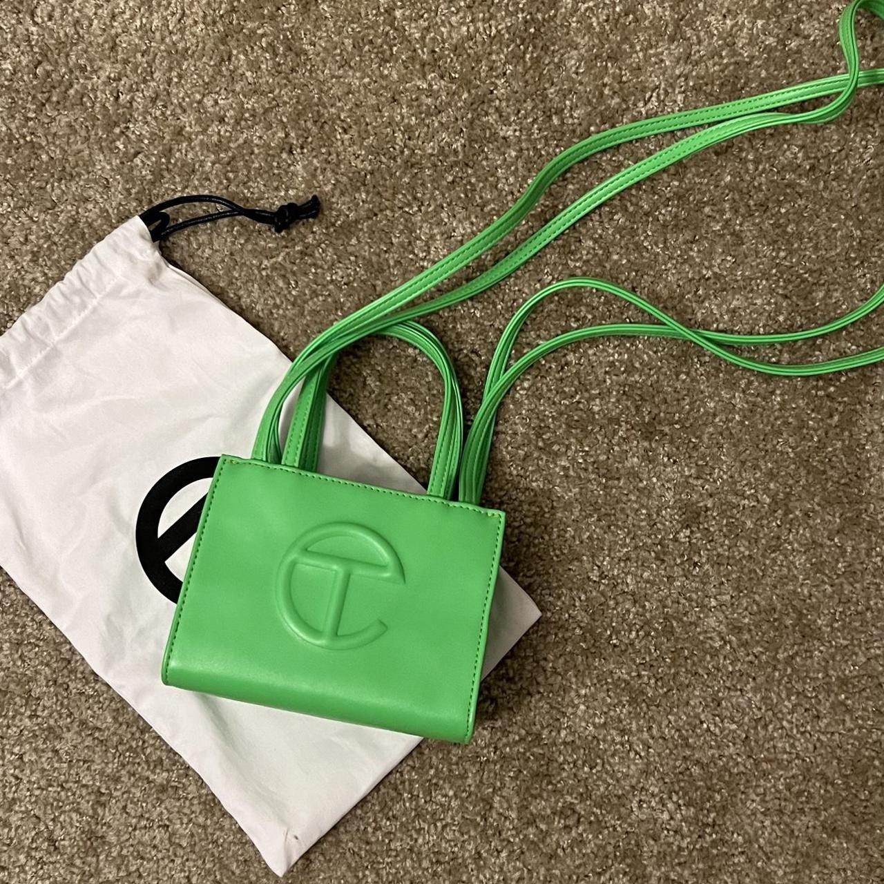 Telfar Shopping Bag Small Highlighter Green