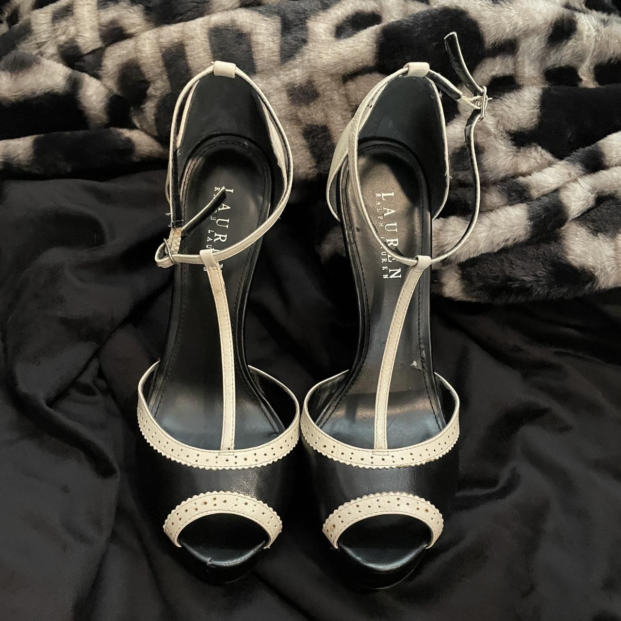 ralph lauren black heels