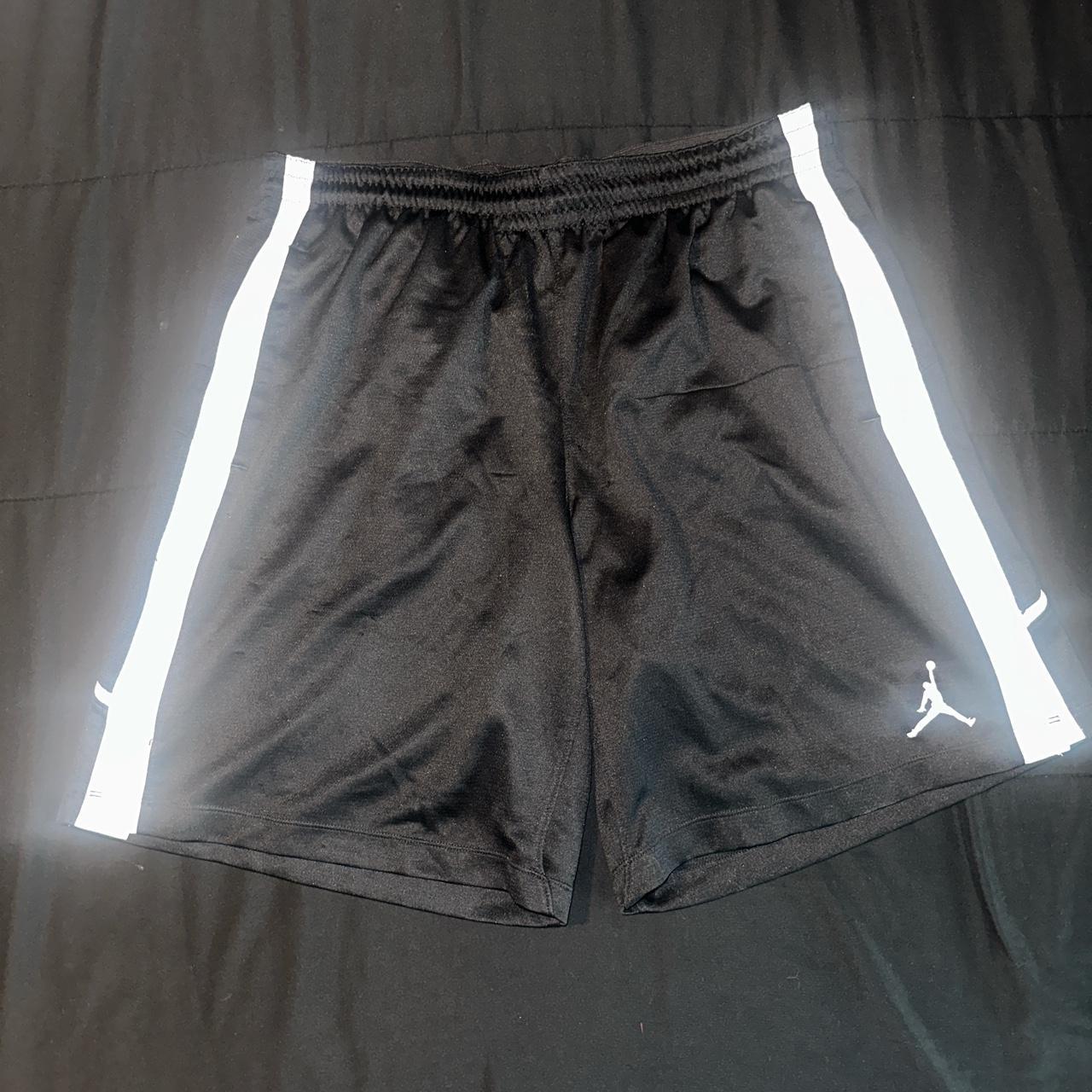 mens jordan shorts black