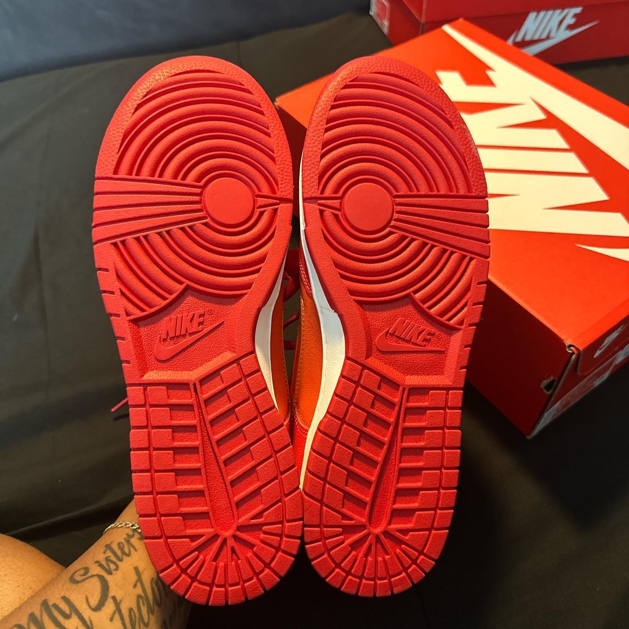 Nike Men's Red and Orange Footwear | Depop