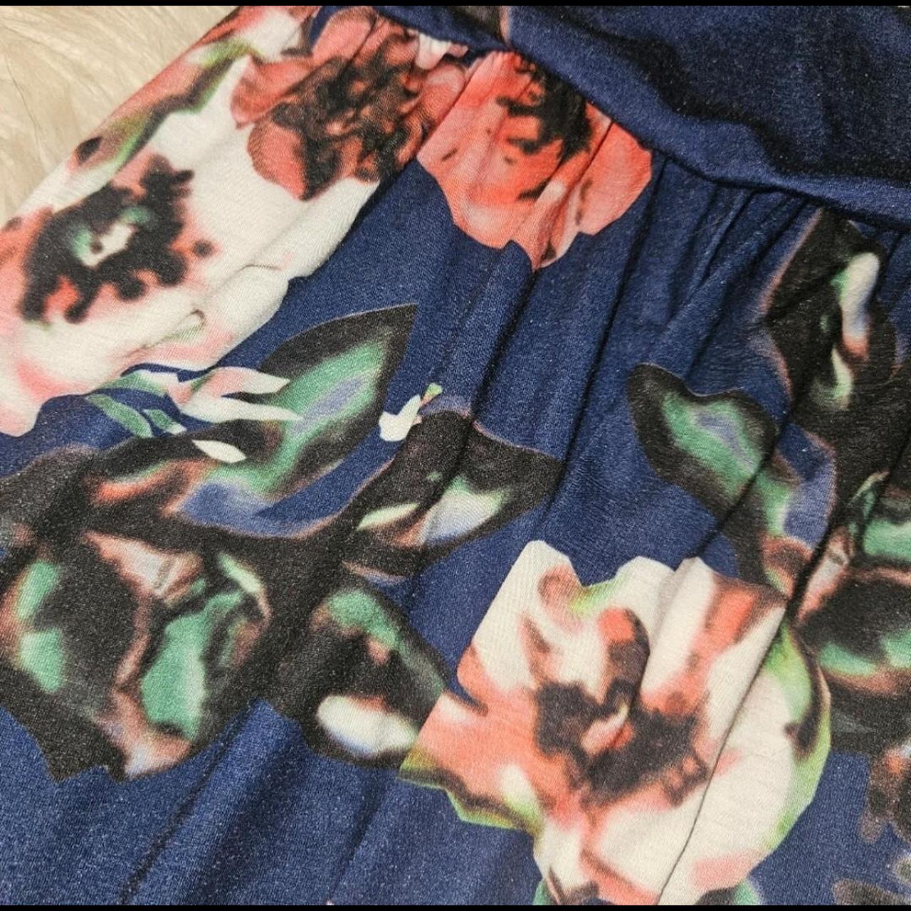 Women's Summer dresses - Navy/Multi - M – Navy fl… - image 3