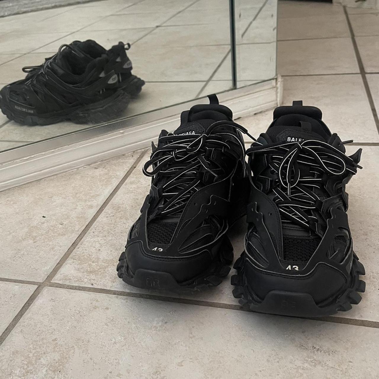 Balenciaga track sneaker. Version 1 all black... - Depop