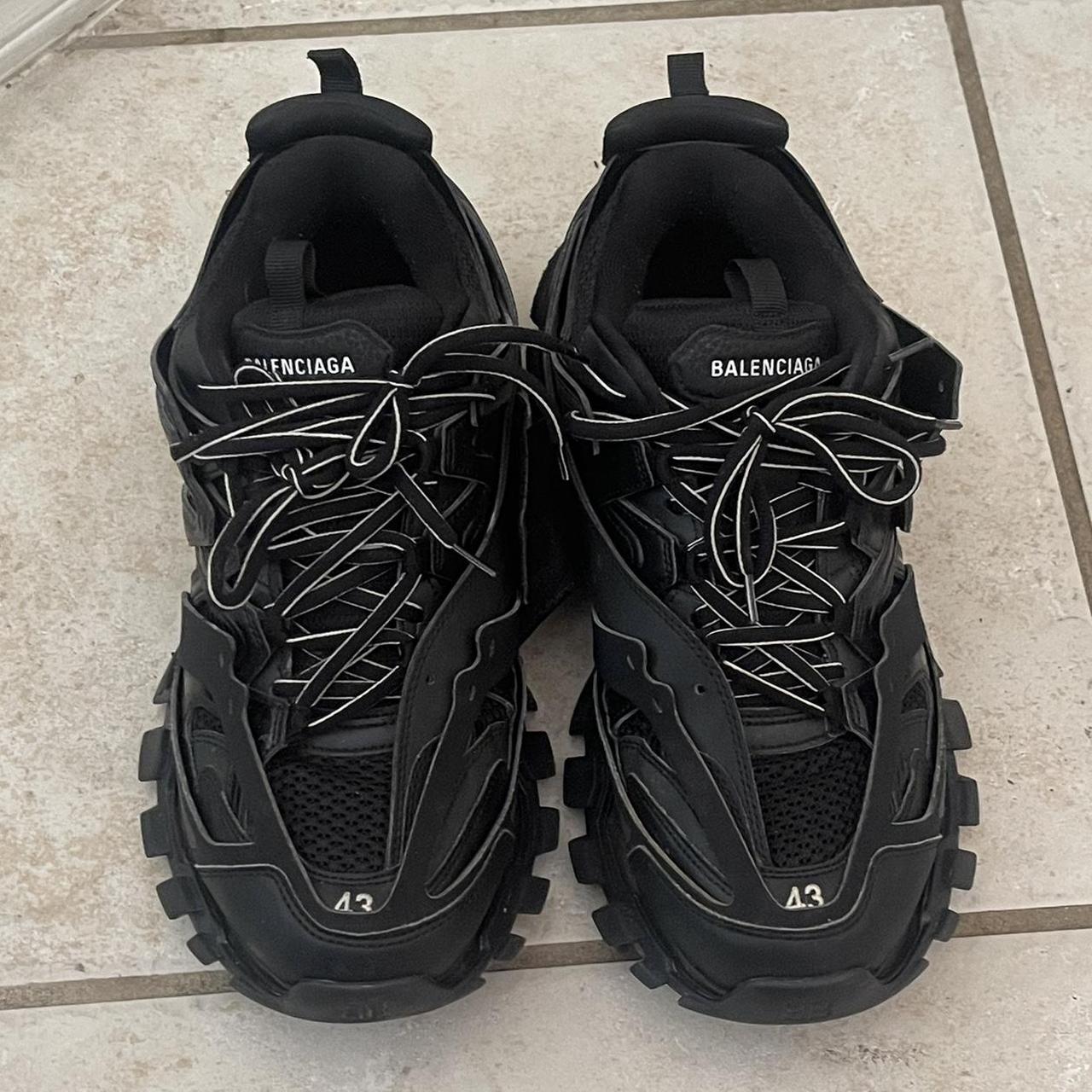 Balenciaga track sneaker. Version 1 all black... - Depop