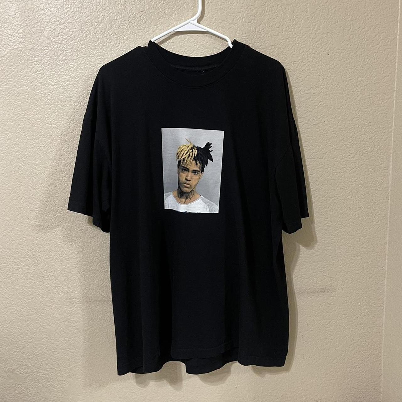 XXXTENTACION Mugshot tee, with puff print on... - Depop