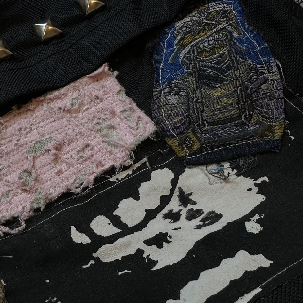 Men's Backpacks - Black/Multi – custom patchwork … - image 2