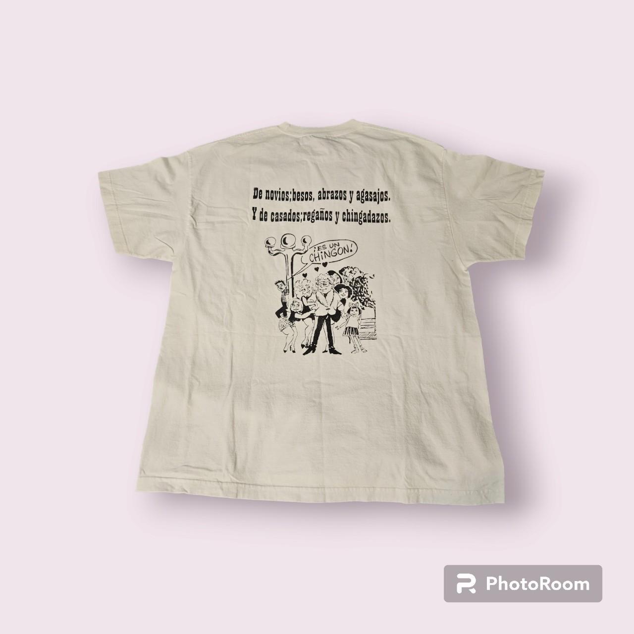 Vintage/Y2K Spanish Comedy Dating/Marriage T-Shirt Depop