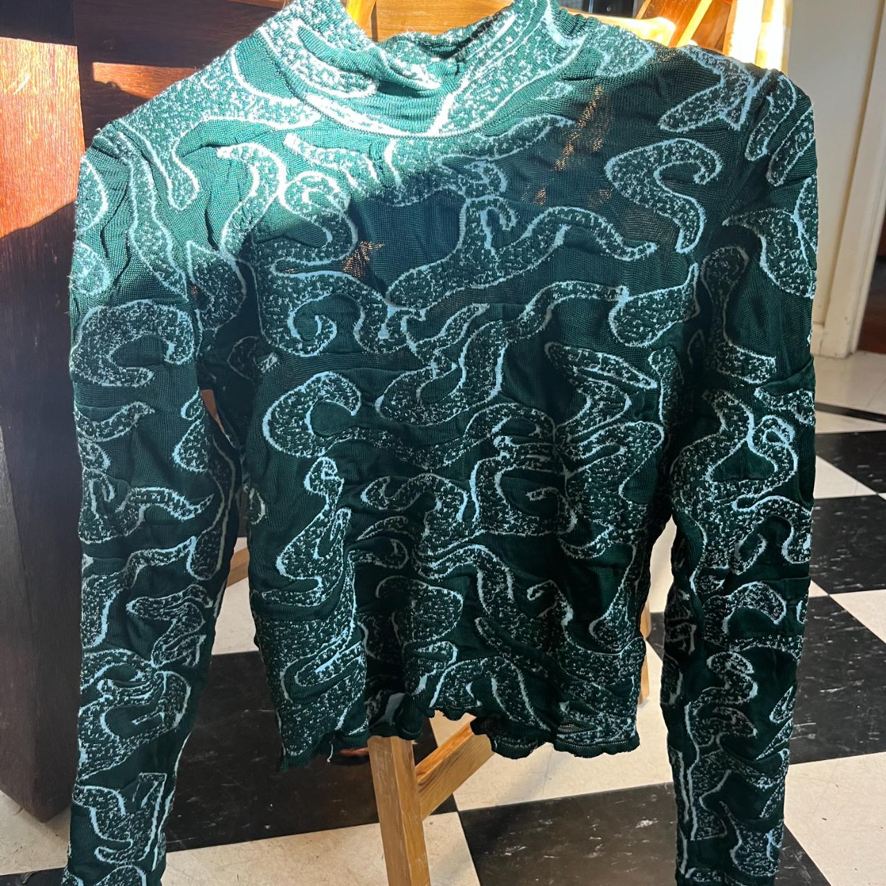 【2025】お歳暮・冬ギフト bottle S size knit 3D sleeve long Wool Paloma green Depop | トップス