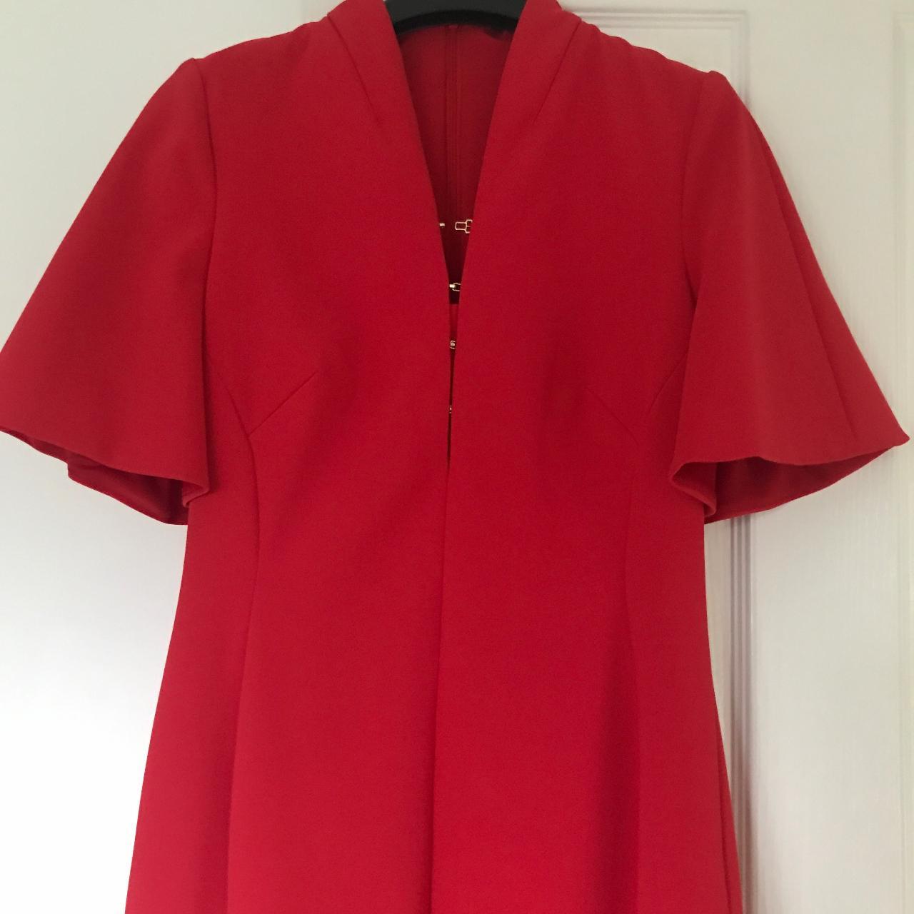 women-s-red-dress-depop