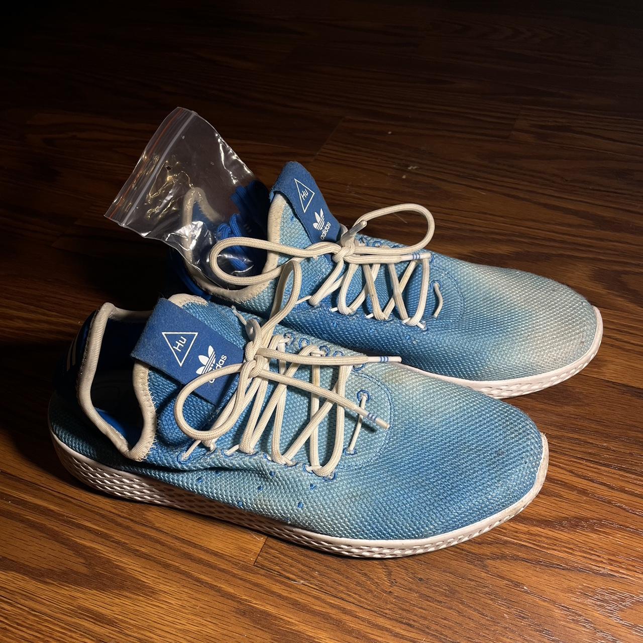 Adidas tennis hu sales pharrell holi blue