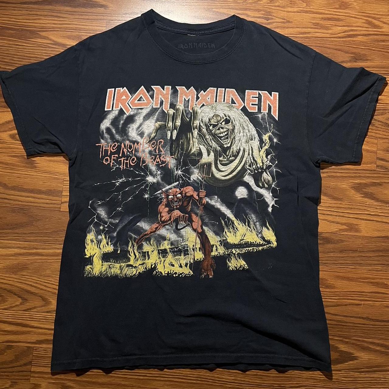 original iron maiden t shirt