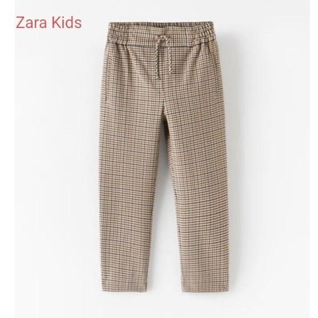 Zara clearance checked trousers