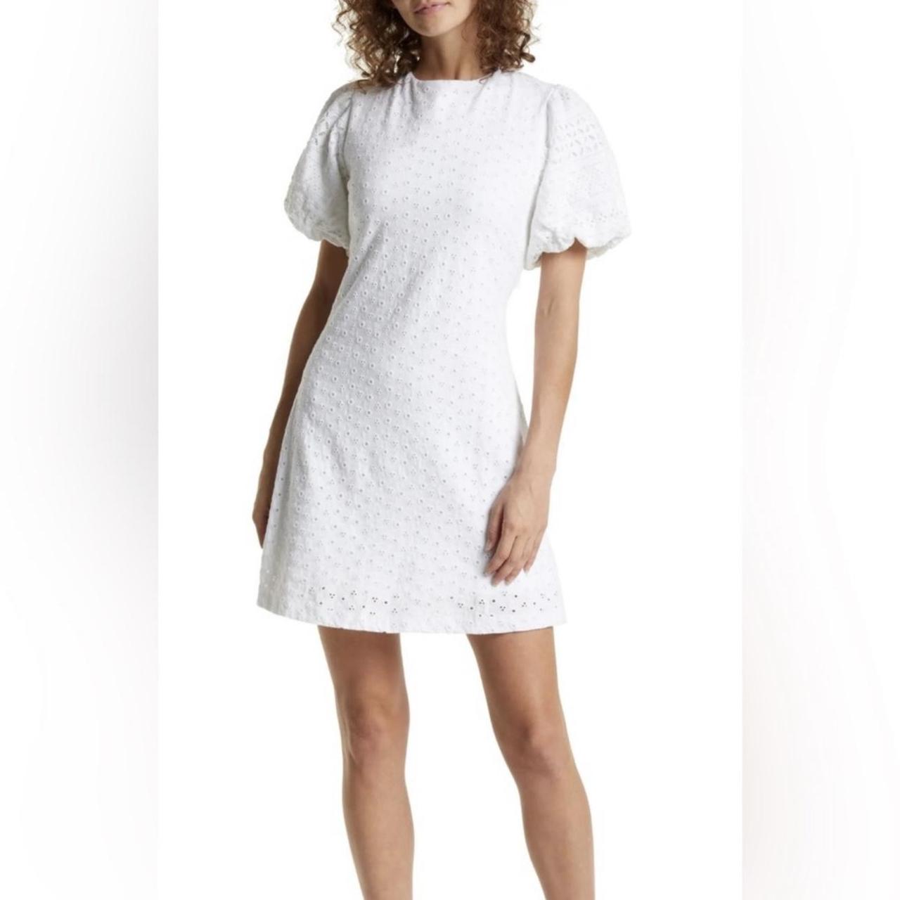 Free people hotsell white eyelet dress