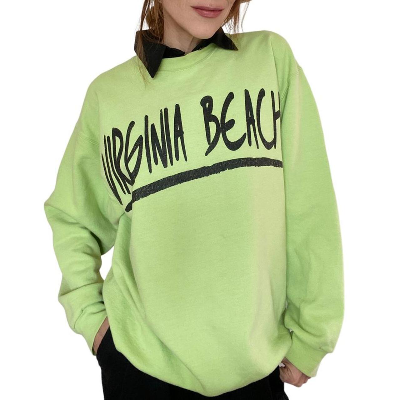 Womens lime green online sweatshirt