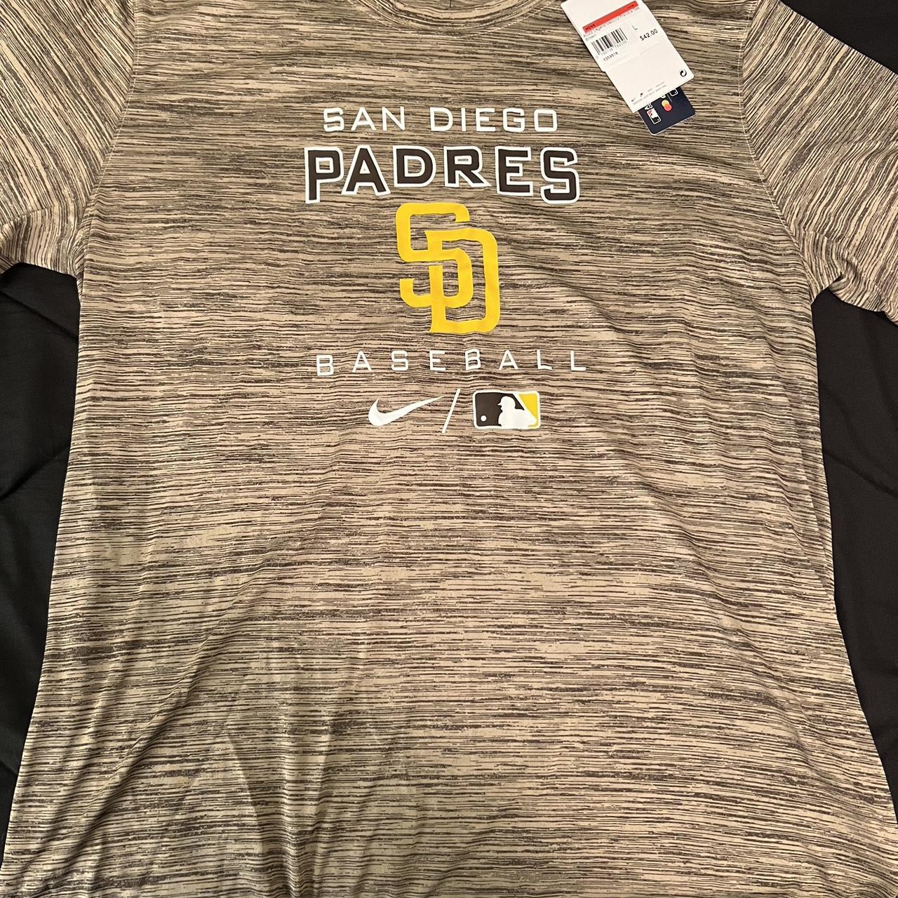 Men's San Diego Padres Nike Brown/Gold Authentic Collection