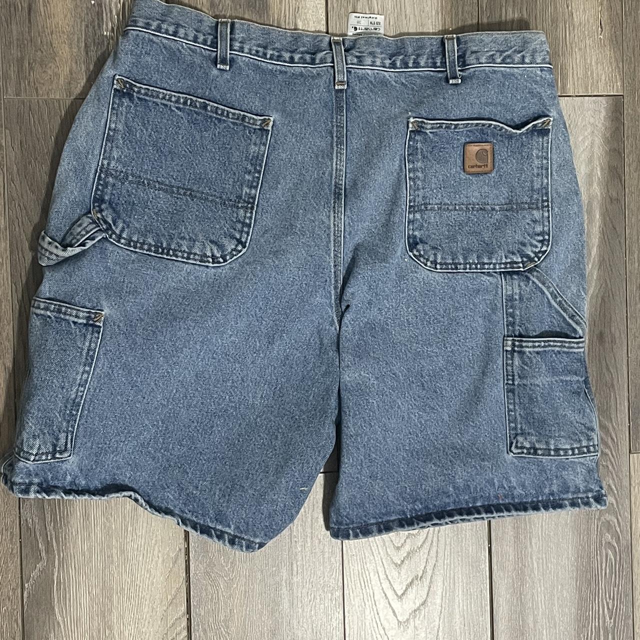 Carpenter Carhartt jeans shorts size 38 - Depop