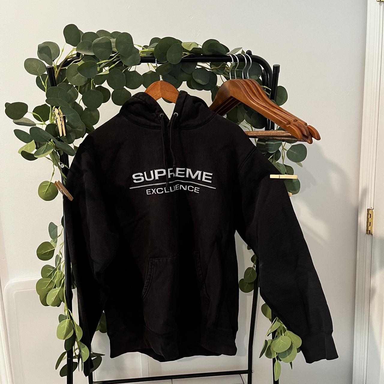 Supreme FW17 Reflective Excellence Hoodie Royal - Depop