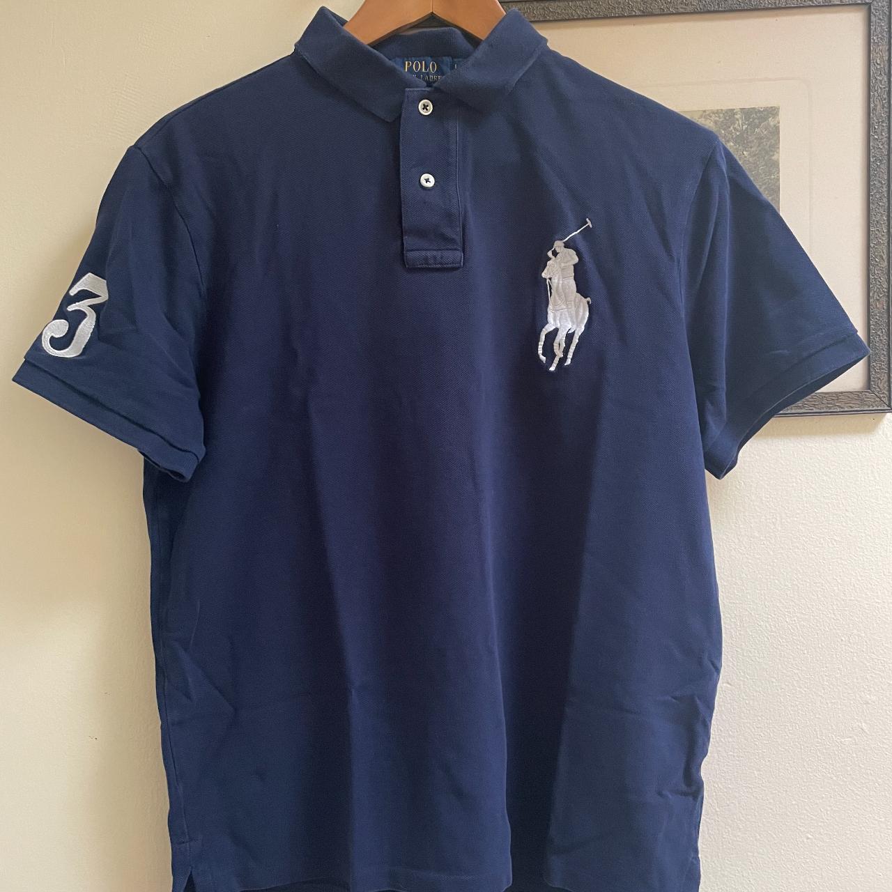 polo ralph lauren miami polo shirt. worn minimal - Depop