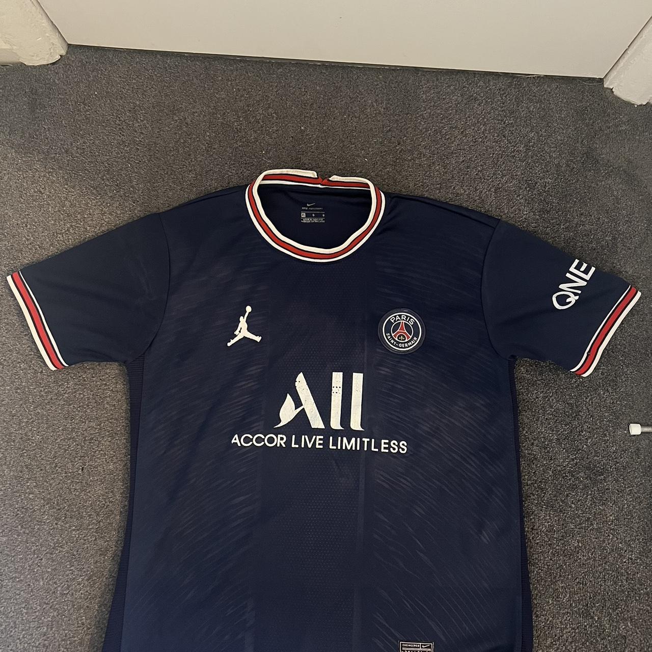 - PSG 21/22 Home kit with short sleeves - Size M -... - Depop