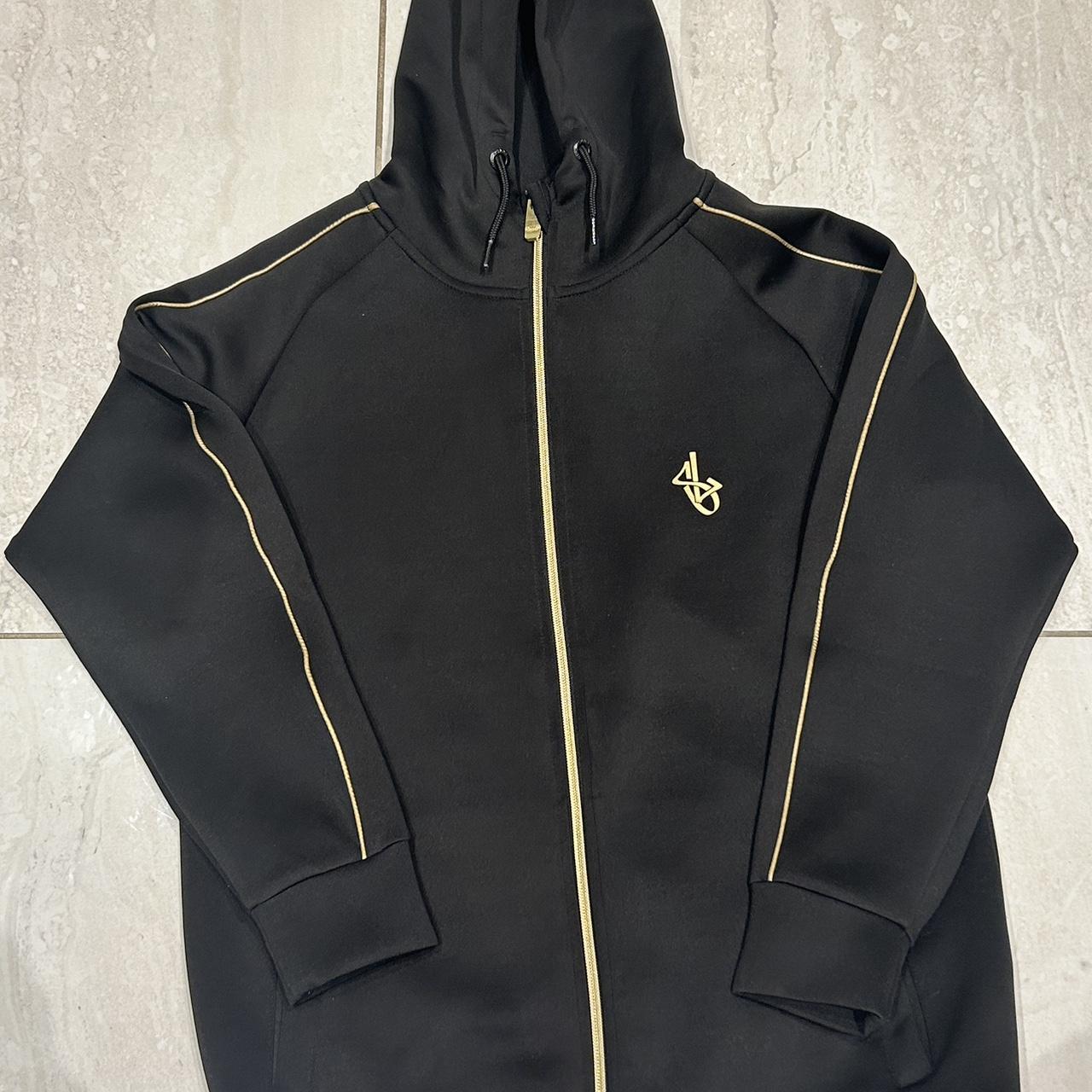 Black and gold sonneti 2024 tracksuit