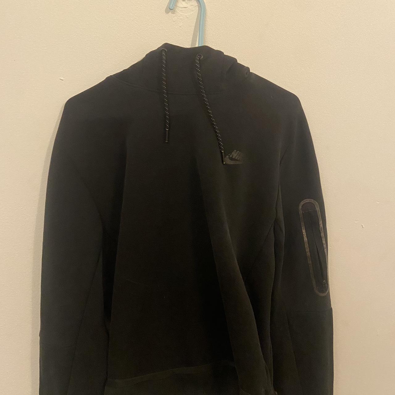 mens black nike tech hoodie