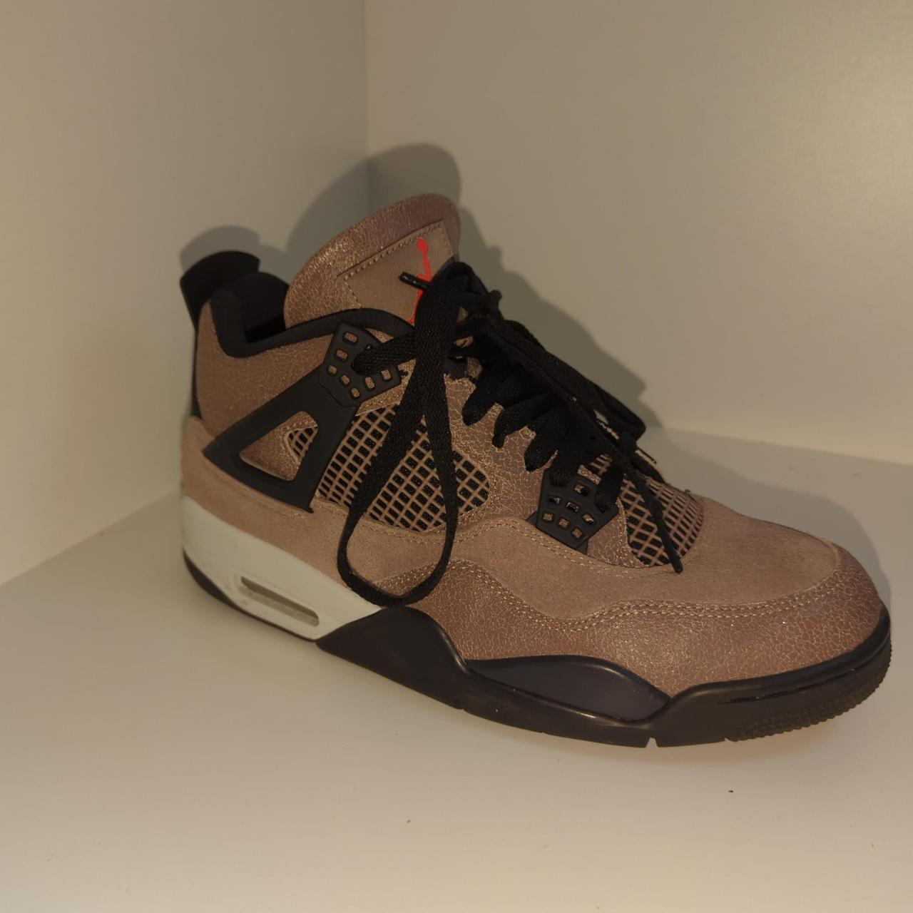 tan 4s jordans