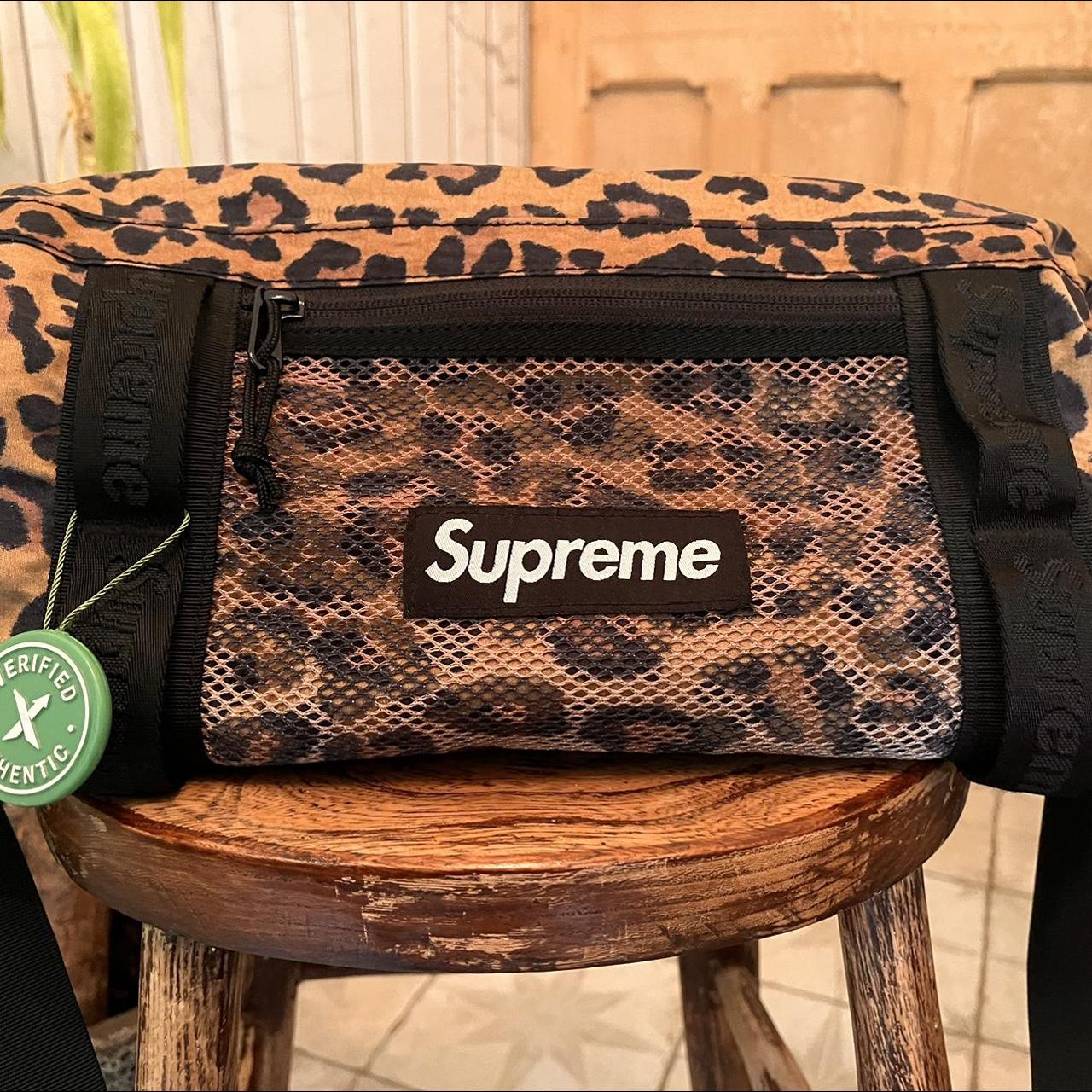 Supreme Cordura Sling Bag (Leopard)... - Depop