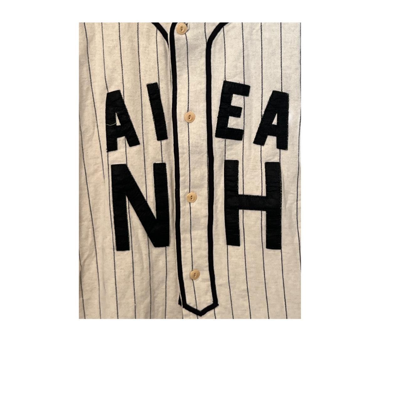 1940s WWII Military Baseball Shirt - AIEA NH