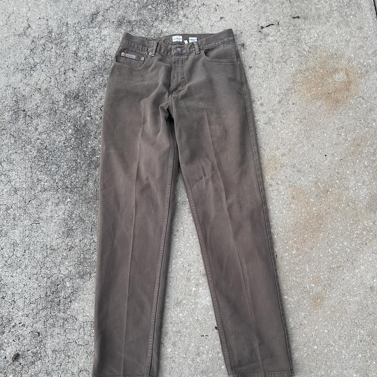 Brown Calvin Klein jeans No flaws to this pair fit... - Depop