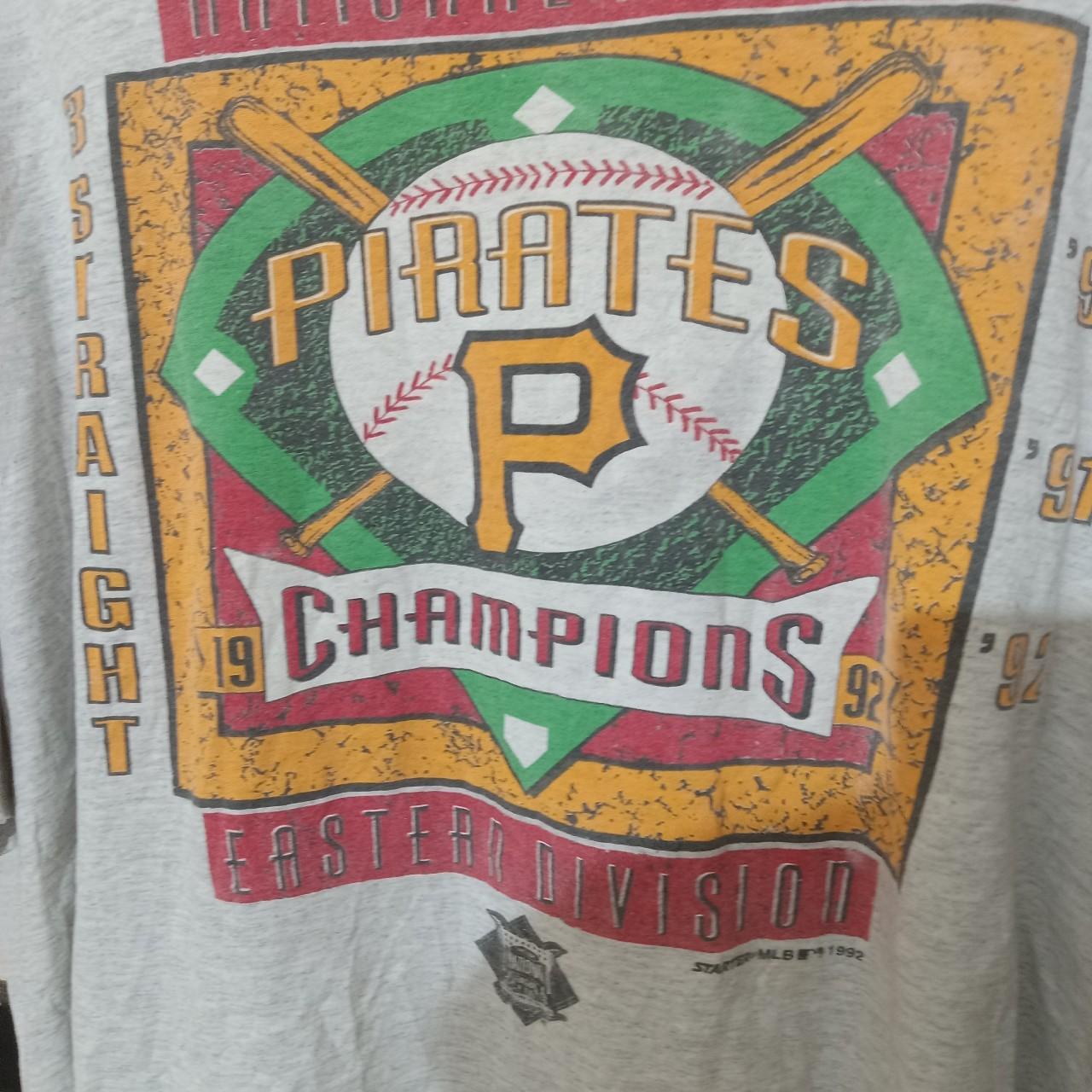 1992 STARTER x PIRATES Made in USA Size XL Vintage MLB T-Shirt / E9761T