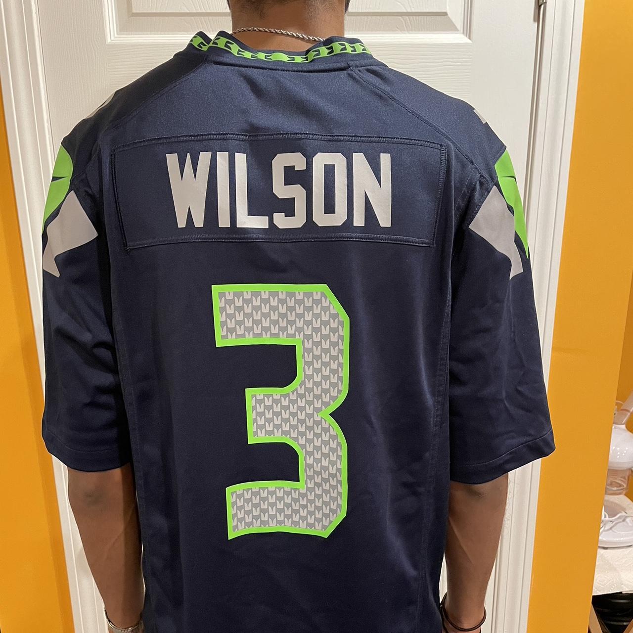 stitched Russell Wilson jersey - Depop