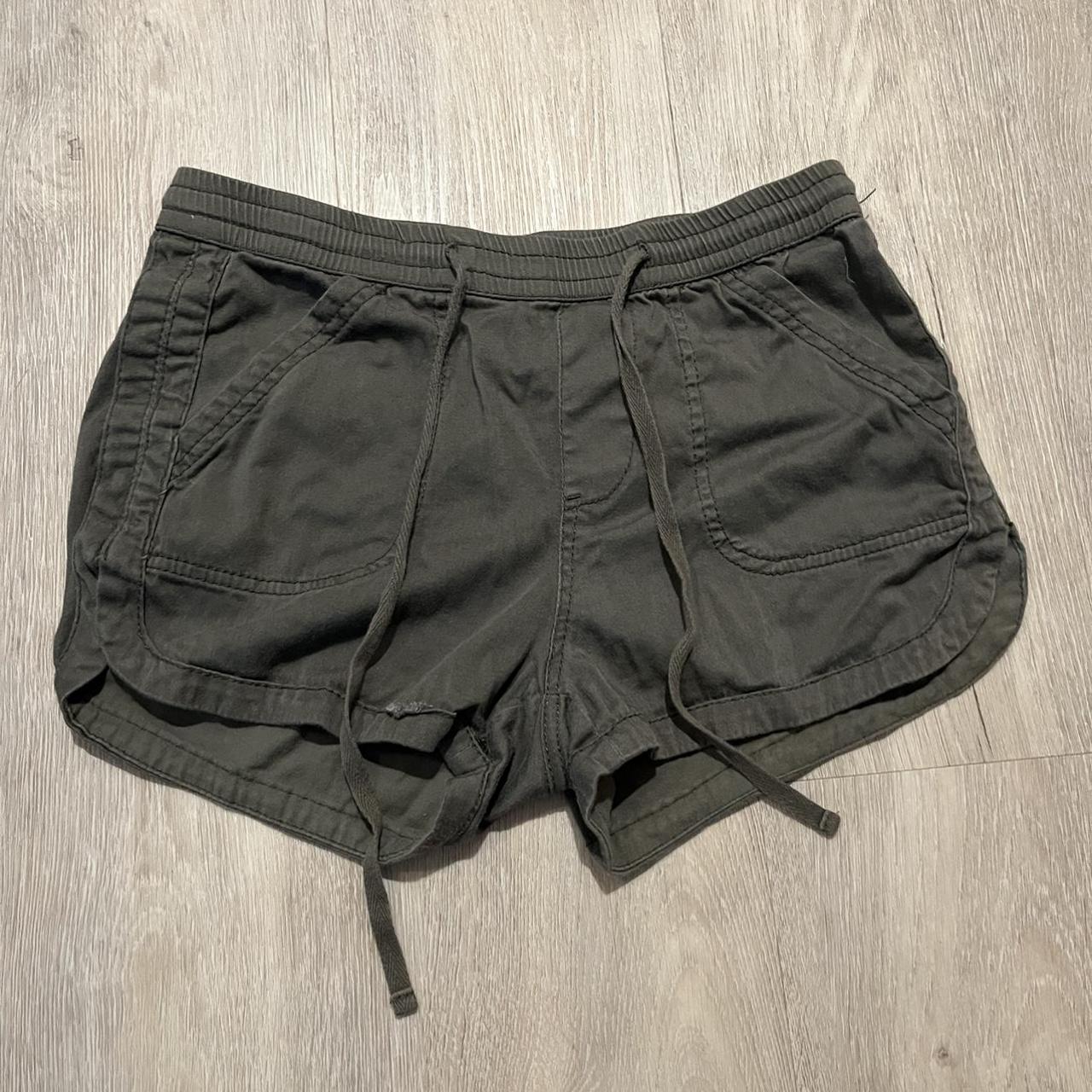 Army Green Cargo Shorts Perfect For This Summer Depop